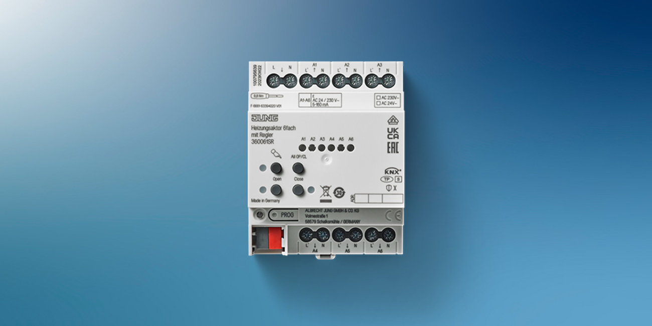 KNX Heizungsaktor 6-fach bei Elektro-Betrieb Bernd Reinhardt in Wüstheuterode
