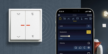 KNX RF Taster bei Elektro-Betrieb Bernd Reinhardt in Wüstheuterode